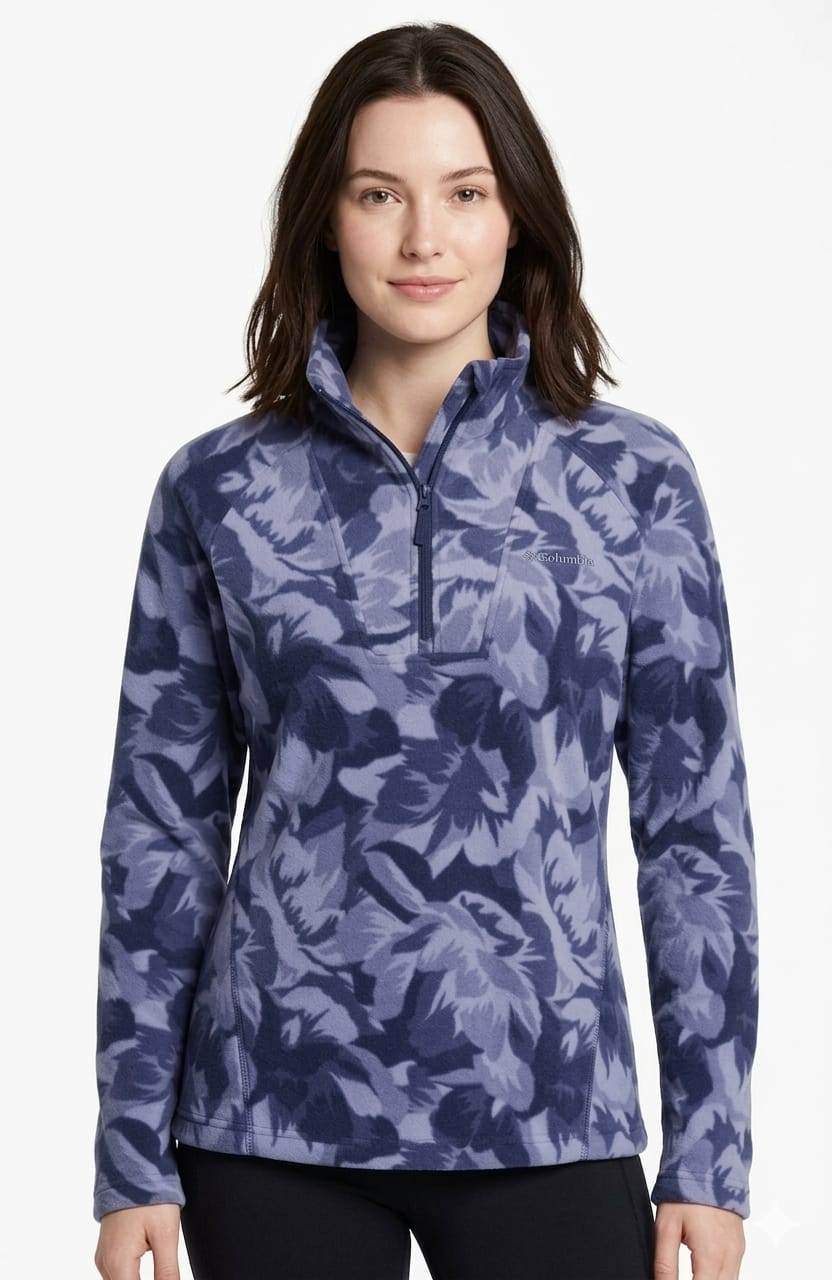 Pulover-columbia-azul-gris-mujer-frente Pullover Columbia para Dama - Imagen 1