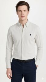 Camisa Ralph Lauren Slim Fit Caballero Blanco - Imagen 2