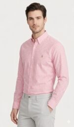 Camisa Ralph Lauren Caballero Rosa - Imagen 2