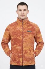 Casaca Columbia Caballero Naranja Jaspeado