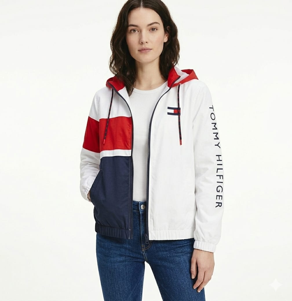 Casaca Tommy Hilfiger Dama Blanca - Imagen 2
