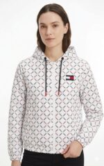 Casaca Cortaviento Tommy Hilfiger Dama Blanca - Imagen 2
