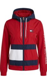 Casaca Cortaviento Tommy Hilfiger Dama Roja - Imagen 3
