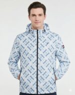 Casaca Impermeable Tommy Hilfiger Caballero Blanca