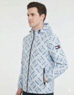 Casaca Impermeable Tommy Hilfiger Caballero Blanca - Imagen 2