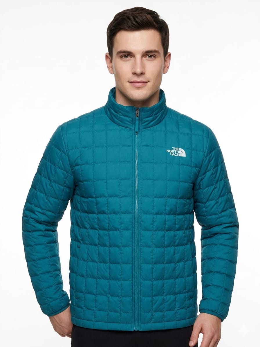 casaca-north-face-celeste-turquesa-hombre-frente Casaca North Face de Caballero Cian - Imagen 1