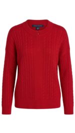 Chompa Tommy Hilfiger Dama Rojo - Imagen 3