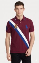 Polo Camisero Ralph Lauren Caballero Vino