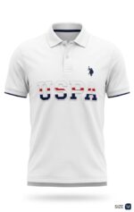 Polo Camisero US POLO Caballero Blanco - Imagen 3