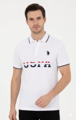 Polo Camisero US POLO Caballero Blanco