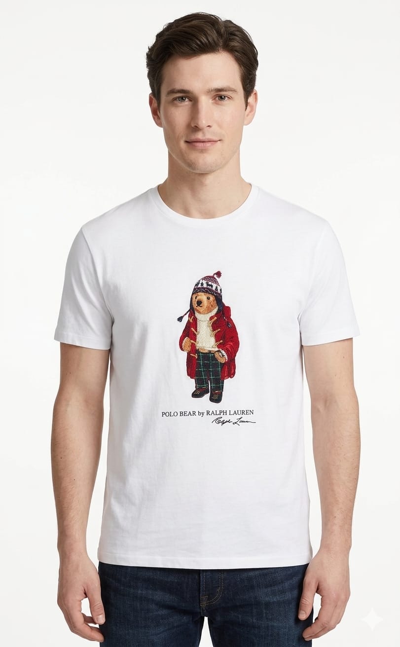 polo-ralph-lauren-osito-bear-blanco-regular-fit-hombre-frente Polo Ralph Lauren bear - Imagen 1