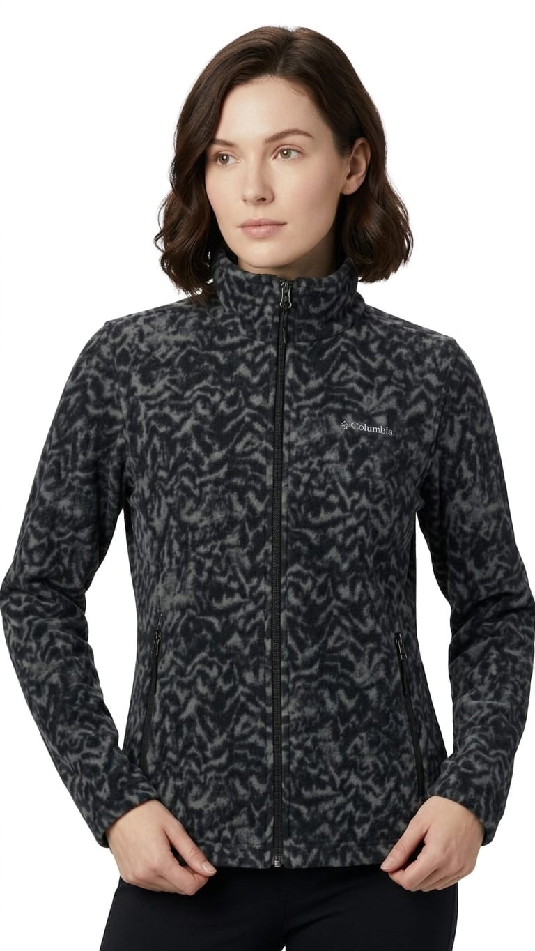 casaca-columbis-negro-militar-diseño-dama-frente Casaca Columbia Dama - Imagen 1