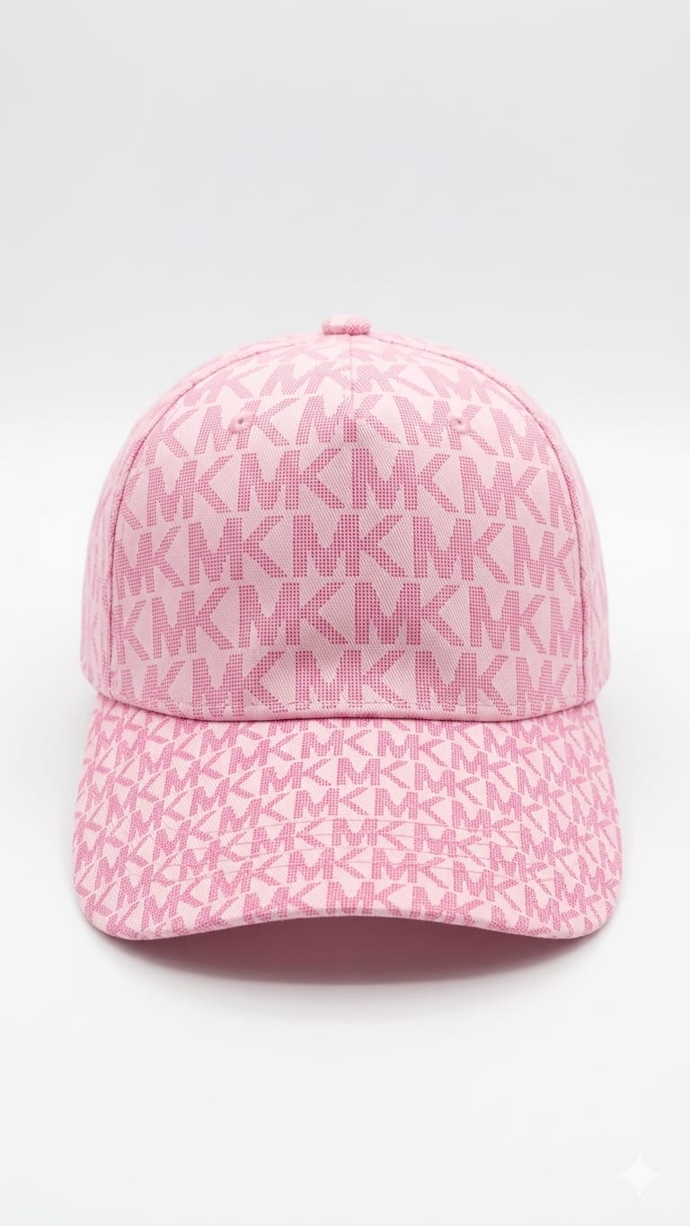 gorra-michael-kors-rosada-monograma Gorra Michael Kors - Imagen 1