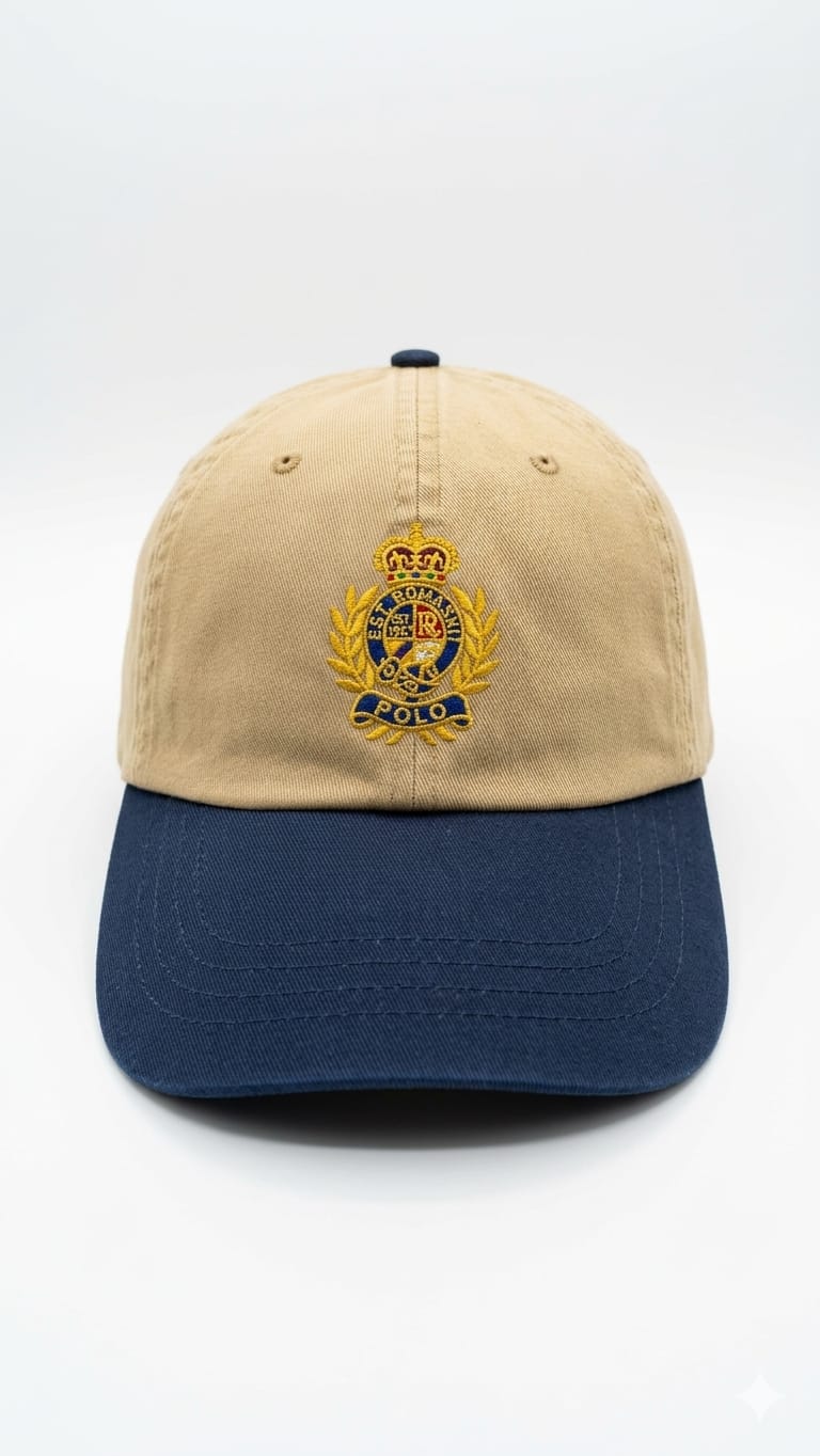 gorra-ralph-lauren-marron-azul-perfil Gorra Ralph Lauren - Imagen 1