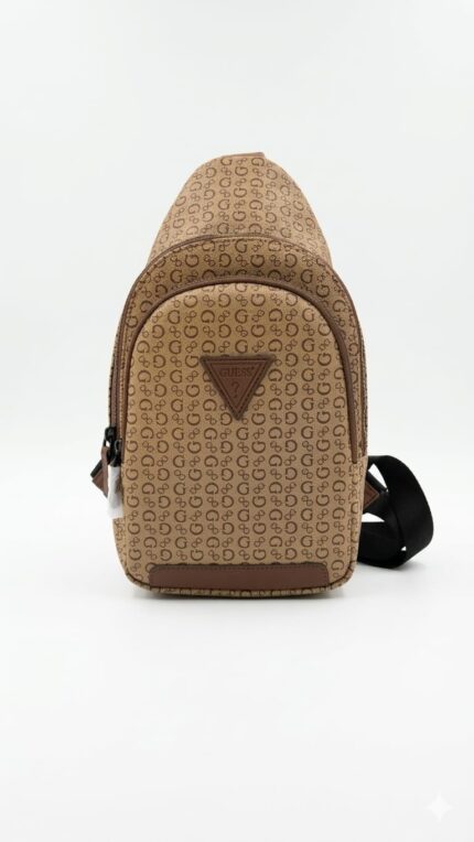 Pechera Hombre GUESS Marrón monograma