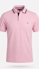 Polo Camisero Rosa Tommy Hilfiger Caballero - Imagen 3