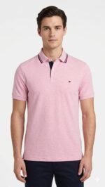 Polo Camisero Rosa Tommy Hilfiger Caballero