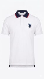 Polo Camisero Blanco US Polo Caballero - Imagen 3
