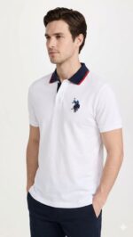 Polo Camisero Blanco US Polo Caballero - Imagen 2