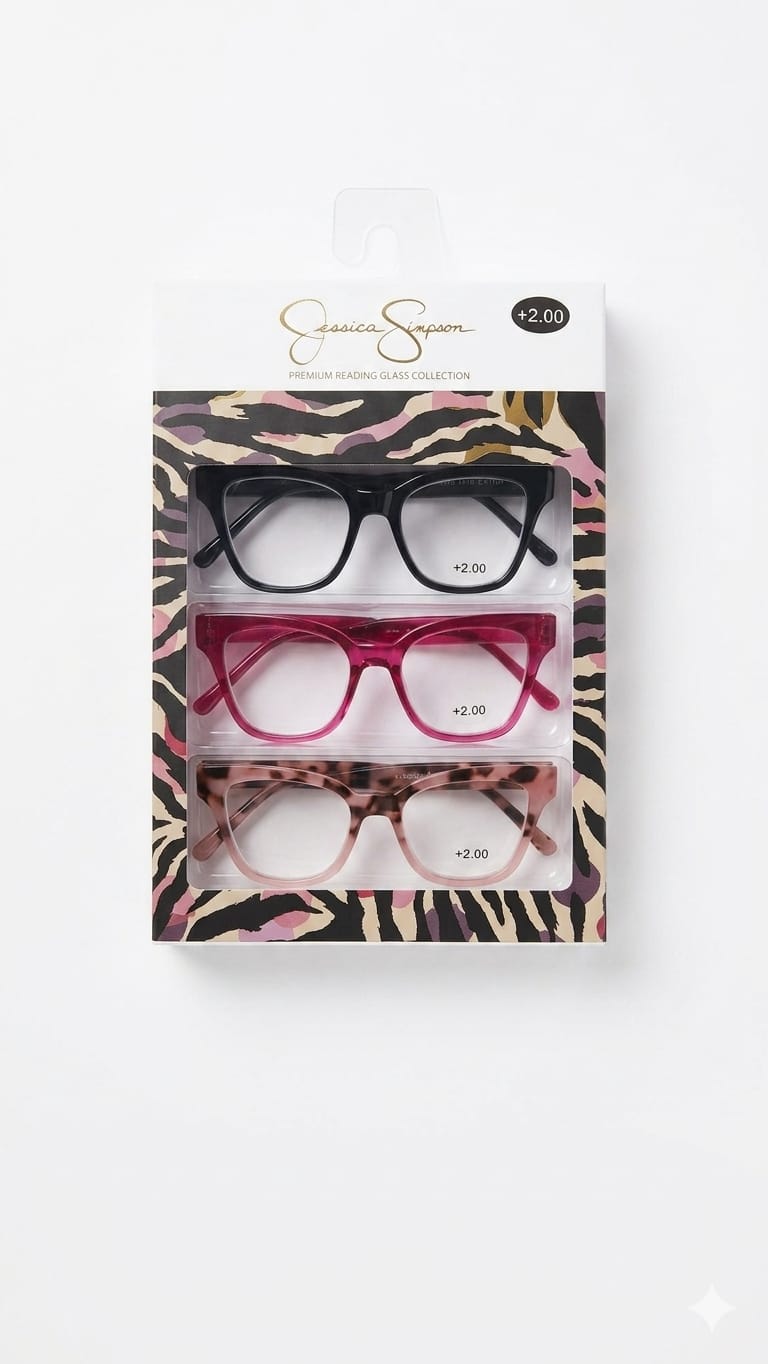 WhatsApp Image 2026-05-24 at 10.52.34 PM (14) Lentes de lectura Jessica Simpson 2.00 Mujer - Imagen 1