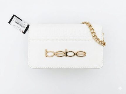 Bolso Bebe Blanco Crossbody Cadena