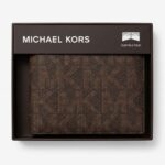 Billetera Michael Kors Cooper Slim Billfold Wallet (Brown Signature)