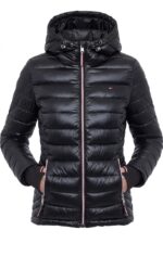 Casaca Tommy Hilfiger Packable High Shine Puffer Negra - Imagen 5