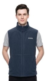 Chaleco Polar Columbia Hombre Azul
