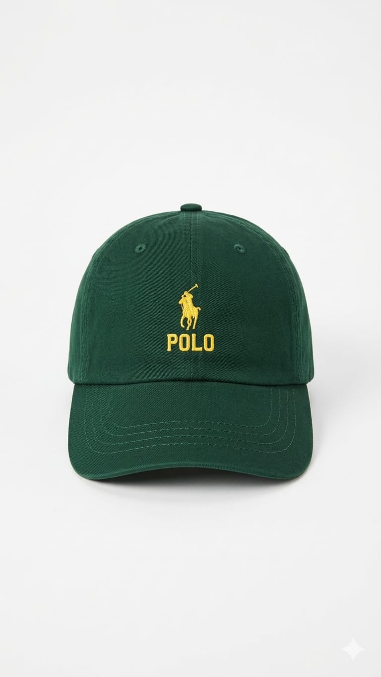 gorra-ralph-lauren-verde-logo-caballo-amarillo Gorra Ralph Lauren Verde - Imagen 1