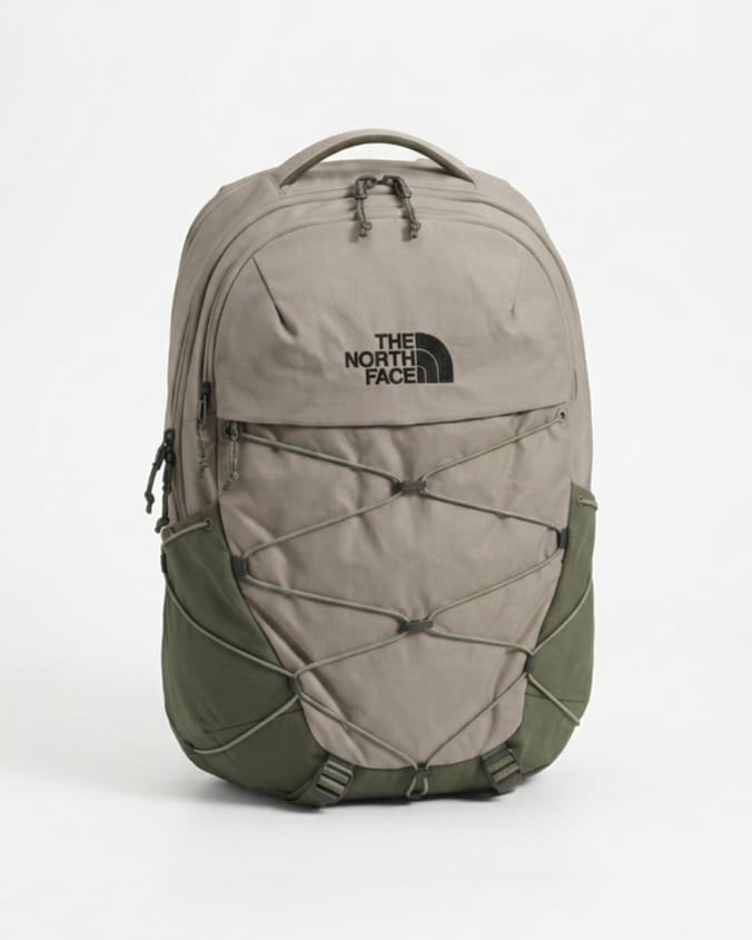 mochila-the-north-face-borealis-gris-verde-oliva Mochila The North Face Borealis Gris Verde Oliva - Imagen 1