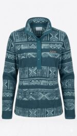 Polera Polar Columbia Dama Verde Turquesa - Imagen 3