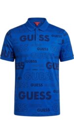 Polo Camisero Guess Monograma Azul - Imagen 2
