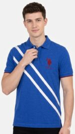 Polo Camisero Slim Fit Azul US Polo Caballero