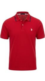Polo Camisero Slim Fit Rojo US Polo Caballero - Imagen 2