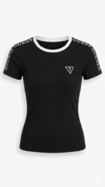 Polo Guess Negro Dama - Imagen 2