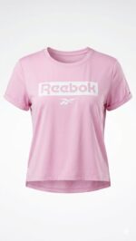 Polo Deportivo Rosado Reebok Dama - Imagen 2
