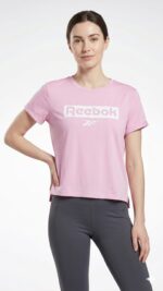 Polo Deportivo Rosado Reebok Dama