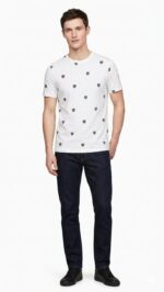 Polo Blanco Tommy Hilfiger Caballero Logo - Imagen 2