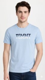 Polo Tommy Hilfiger Celeste Adolescente