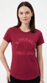 Polo US Polo Dama Rosa Logo