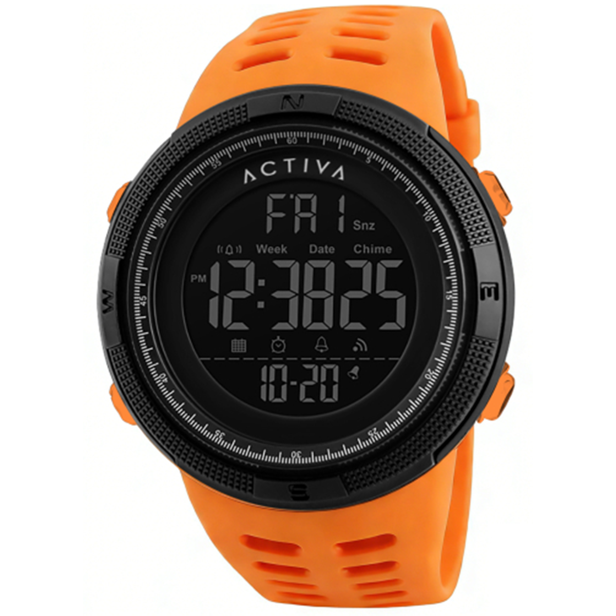Activa002_ACW1915-006-4.png Activa X Invicta DIGITAL ESSENTIALS Digital Men's Watch - 50mm. Orange (ACW1915-006) - Imagen 1