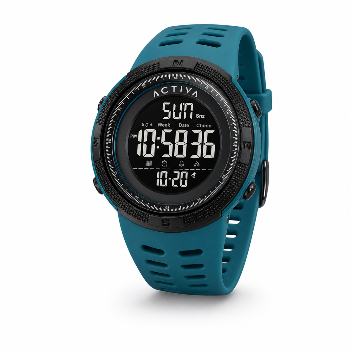 Activa006_ACW1915-012-4.png Activa X Invicta Digital Essentials Men's Watch - 50mm. Blue (ACW1915-012) - Imagen 1