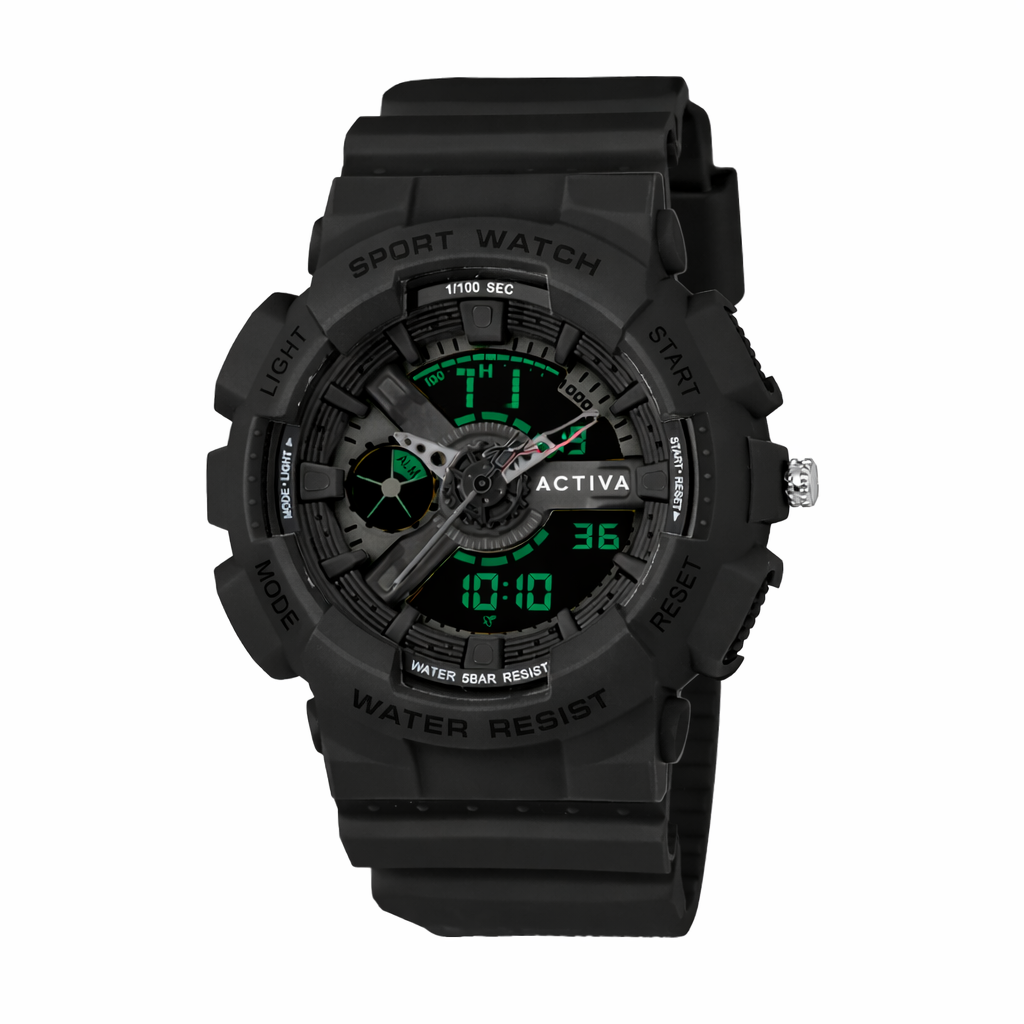 Activa008_ACW499-013-4.png Activa Pixel X Invicta Digital Unisex Watch - 50mm. Black (ACW499-013) - Imagen 1