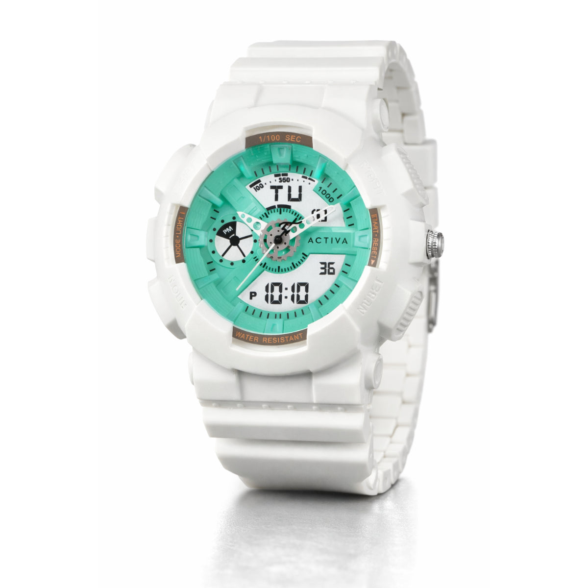 Activa013_ACW498-010 Activa Pixel X Invicta Digital Unisex Watch - 50mm. White (ACW498-010) - Imagen 1