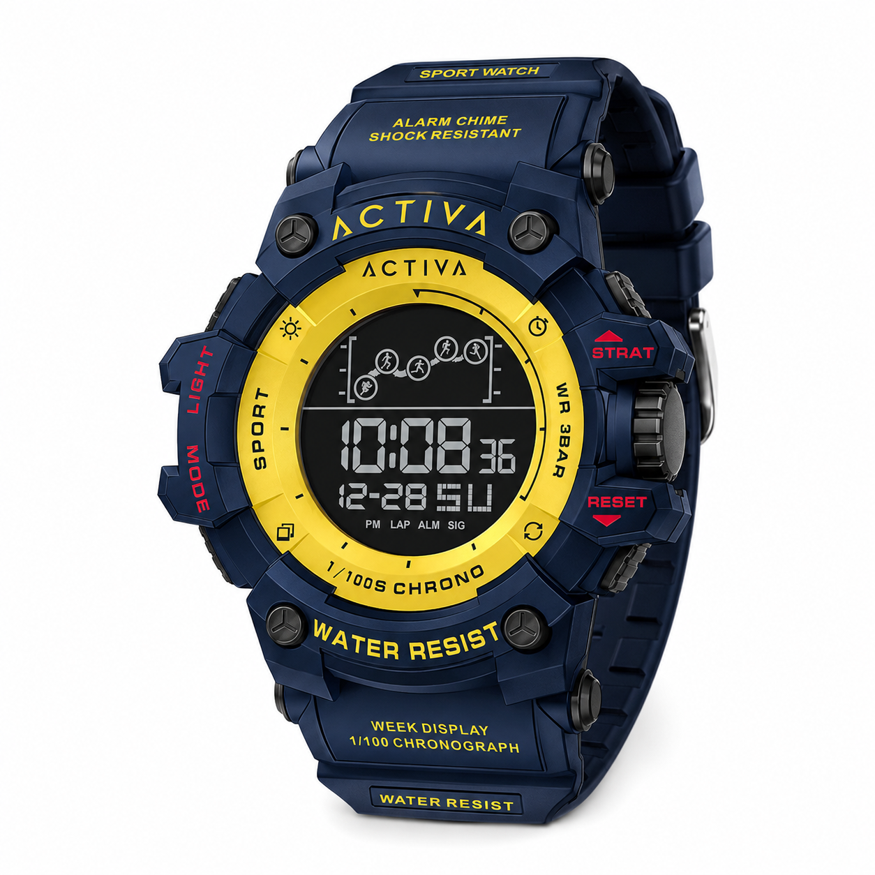 Activa027_ACW8082-017 Activa X Invicta Digital Summit Unisex Watch - 50mm. Dark Blue (ACW8082-017) - Imagen 1