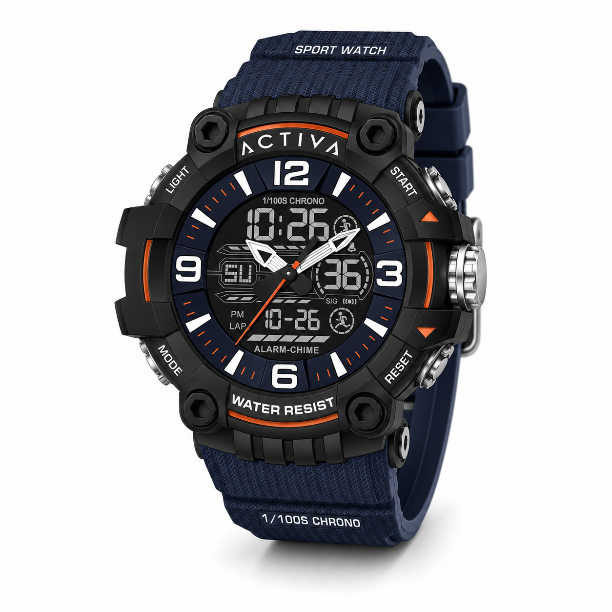 Activa032_ACW8089-005 Activa X Invicta Digital Men's Watch - 58mm. Blue (ACW8089-005) - Imagen 1