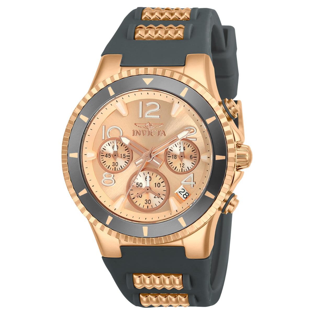 BLU24189 Invicta BLU Women's Watch - 39mm, Rose Gold, Grey (24189) - Imagen 1