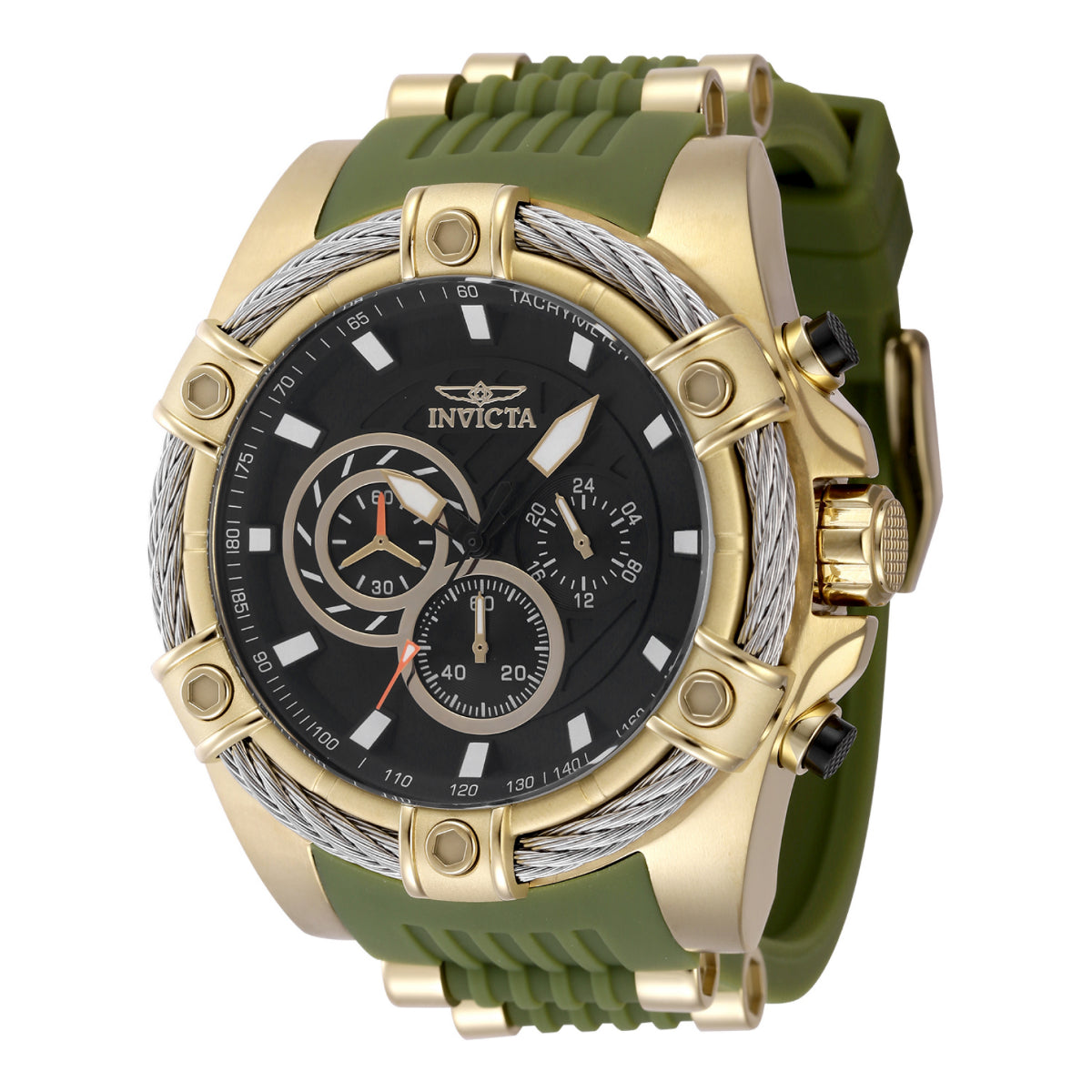 Bolt48385 Invicta Bolt Vestige Men's Watch - 52mm. Green, Gold (48385) - Imagen 1