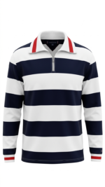 Polo de Piqué Clásico para Caballero Tommy Hilfiger – Azul/Blanco - Imagen 3