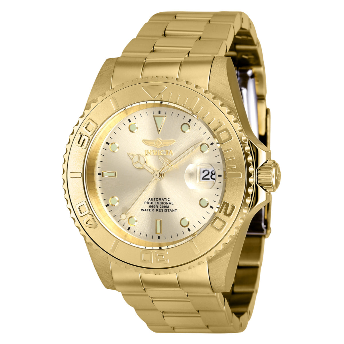 Pro-Diver9010ob Invicta Pro Diver Coin-Edge Automatic Men's Watch - 40mm. Gold (9010OB) - Imagen 1